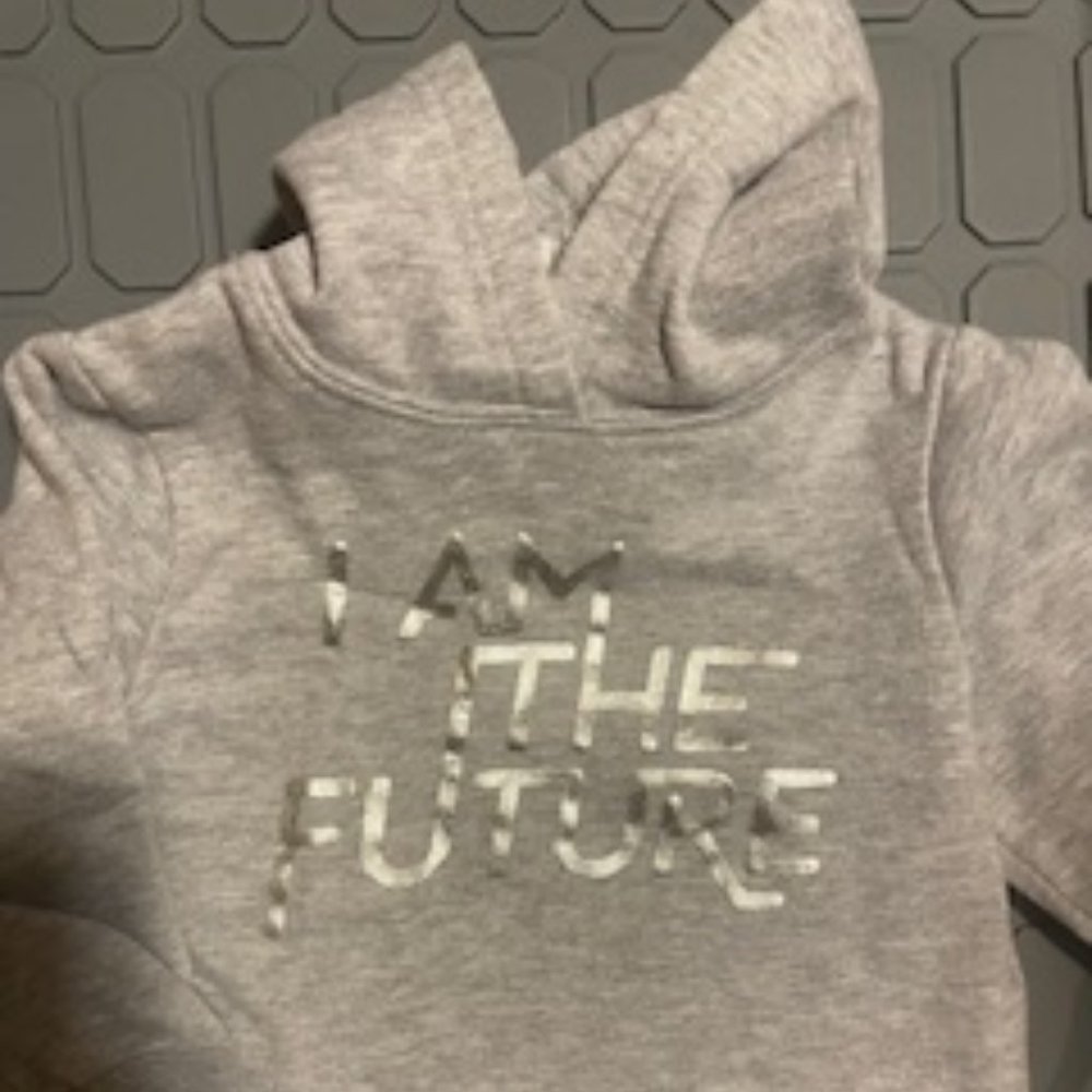 Black History Month "I Am the Future" Gray Unisex Kids Hoodie 3T
